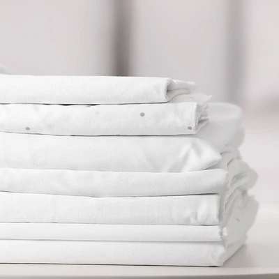 Cotton Lover White Sheet Set