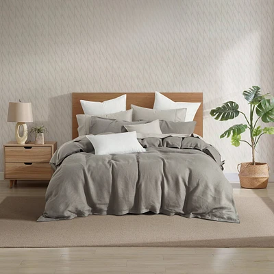 Fossil French Linen Duvet Cover Set