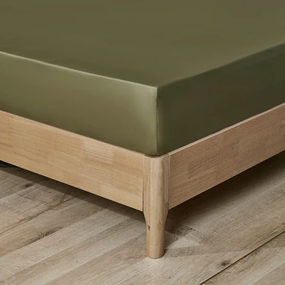 Moss Pima Cotton Fitted Sheet