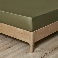 Moss Pima Cotton Fitted Sheet