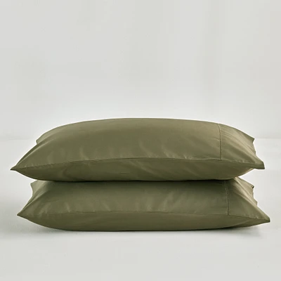 Moss Pima Cotton Pillowcases