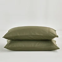 Moss Pima Cotton Pillowcases