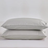Silver Pima Cotton Pillowcases