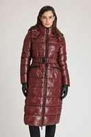 KATYA Belted Puffer Coat