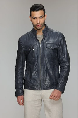 BRENNOX Real Leather Jacket