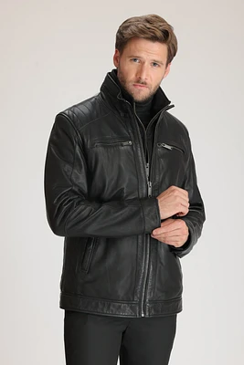 EDRIK Mens Leather Jacket