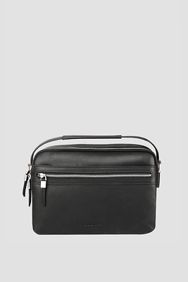 GILLES Genuine Leather Messenger Bag