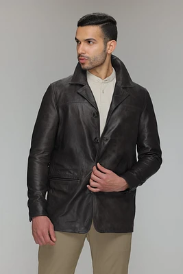 JOEN Real Leather Blazer