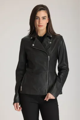 ALAY Womens Leather Jacket