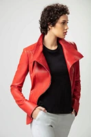 ELIZA Real Lamb Leather Jacket