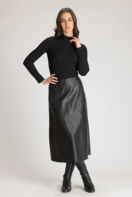 CICELY Leather Skirt