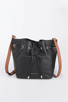 ANNYK Leather Bucket Bag