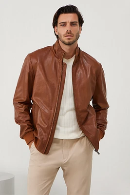 VANCE Men Leather Jacket