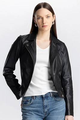 KIMIA Women Leather Jacket
