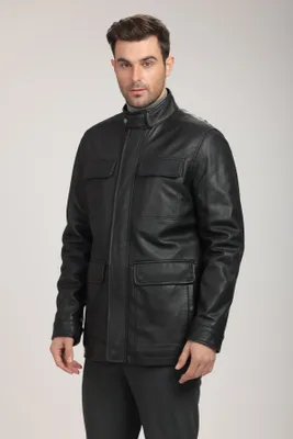 JARRON Men Leather Jacket