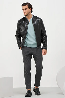 NIKO Men Leather Jacket