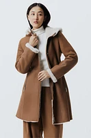 HINISHA Shearling Coat