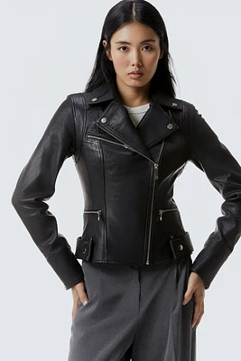 TATIANA Genuine Leather Biker