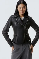 TATIANA Genuine Leather Biker
