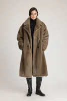 CHRISTY Long Fur Coat