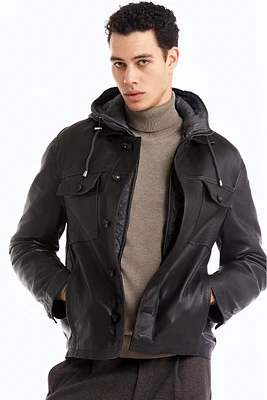 BECKETT Men Leather Jacket