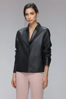 IONA Genuine Leather Blazer