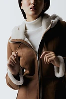 HINISHA Shearling Coat