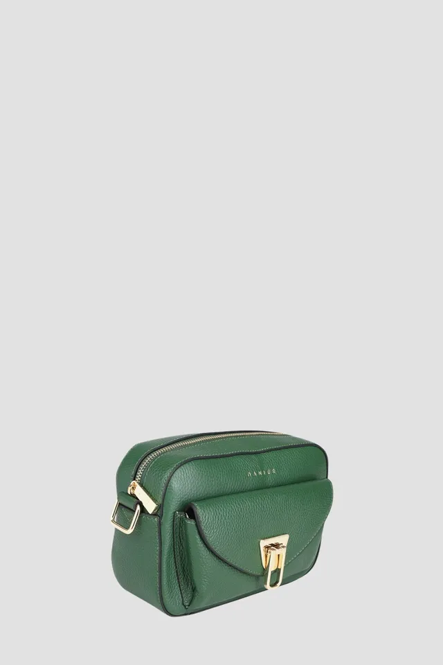 Zara - Topstitched Mini Crossbody Bag - Green - Men