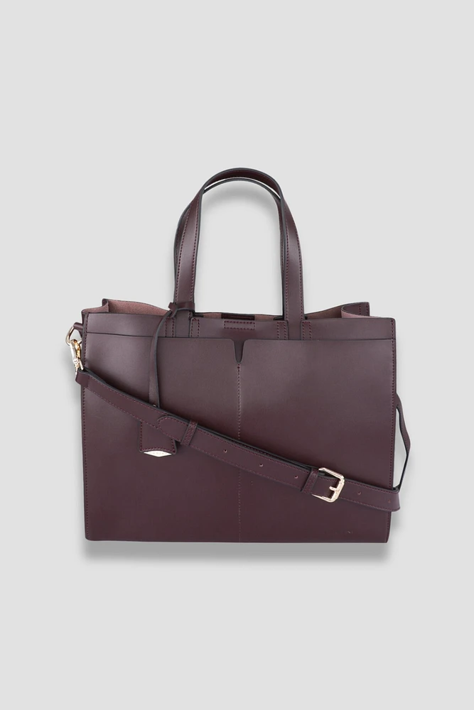 CERSEI Leather Shoulder Bag