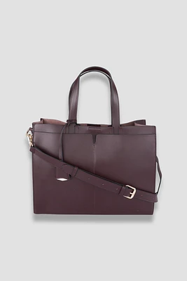 CERSEI Leather Shoulder Bag