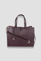 CERSEI Leather Shoulder Bag