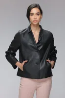 IONA Genuine Leather Blazer