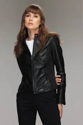 KIT Genuine Leather Moto Jacket