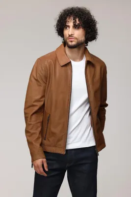 MILLER 2 Genuine Leather Bomber Jacket