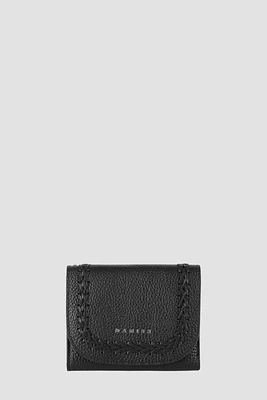 SAHARA SMALL WALLET Genuine Leather Tri Fold Feature