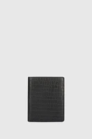 AXTON VERTICAL Genuine Leather Trifold Wallet