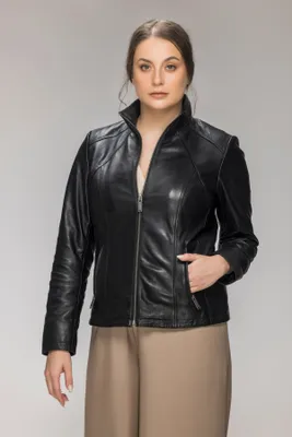 CHAIA Genuine Leather Comfort Fit Jacket