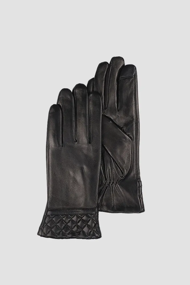 JAELYNN Genuine Leather Smart Phone Screen Sensitive Gloves