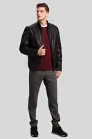 CASEY 2 Genuine Leather Bomber Jacket