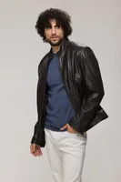 CASEY 2 Genuine Leather Bomber Jacket