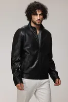 DEACON 2 Genuine Leather Bomber Jacket