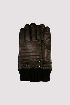 AARON Men's Genuine Leather Gloves