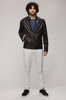 CASEY 2 Genuine Leather Bomber Jacket