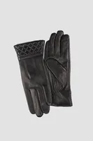 JAELYNN Genuine Leather Smart Phone Screen Sensitive Gloves