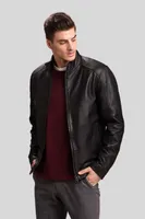 CASEY 2 Genuine Leather Bomber Jacket