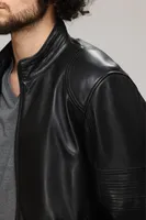 DEACON 2 Genuine Leather Bomber Jacket