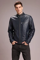 CORBAN Genuine Leather Bomber Jacket