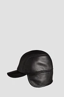 NOOR Genuine Leather Winter Cap