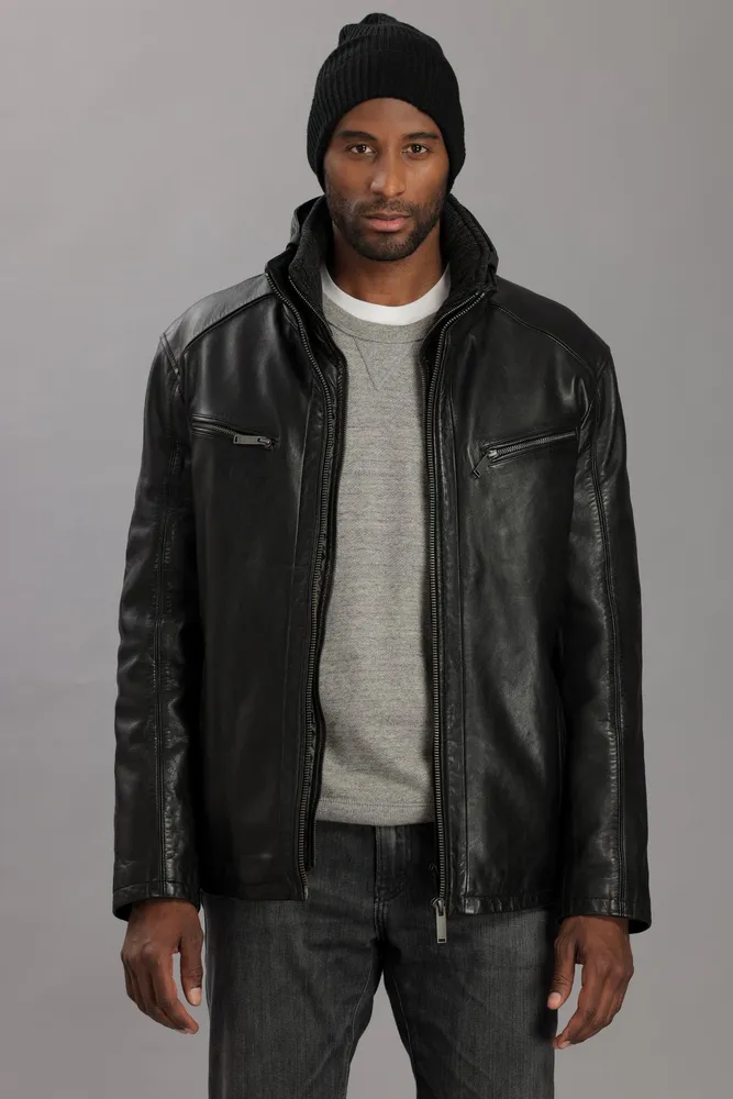 WENDELL Genuine Leather Jacket