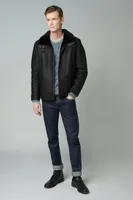 HARIS Genuine Sheepskin Shearling Jacket